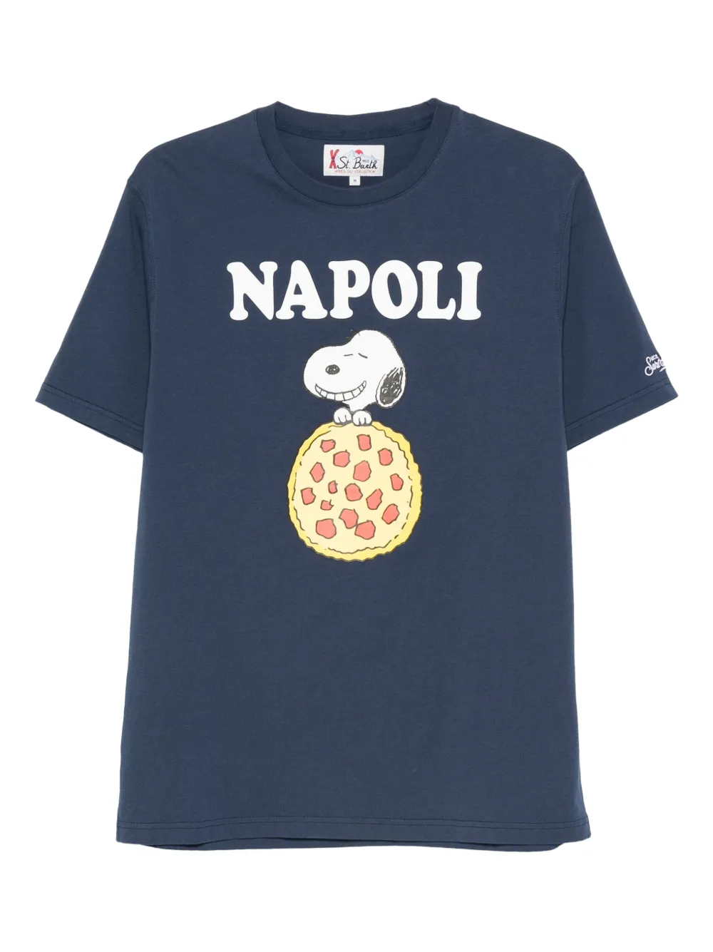 MC2 Saint Barth x Peanuts Arnott napoli-print T-shirt | Blue | Image 1