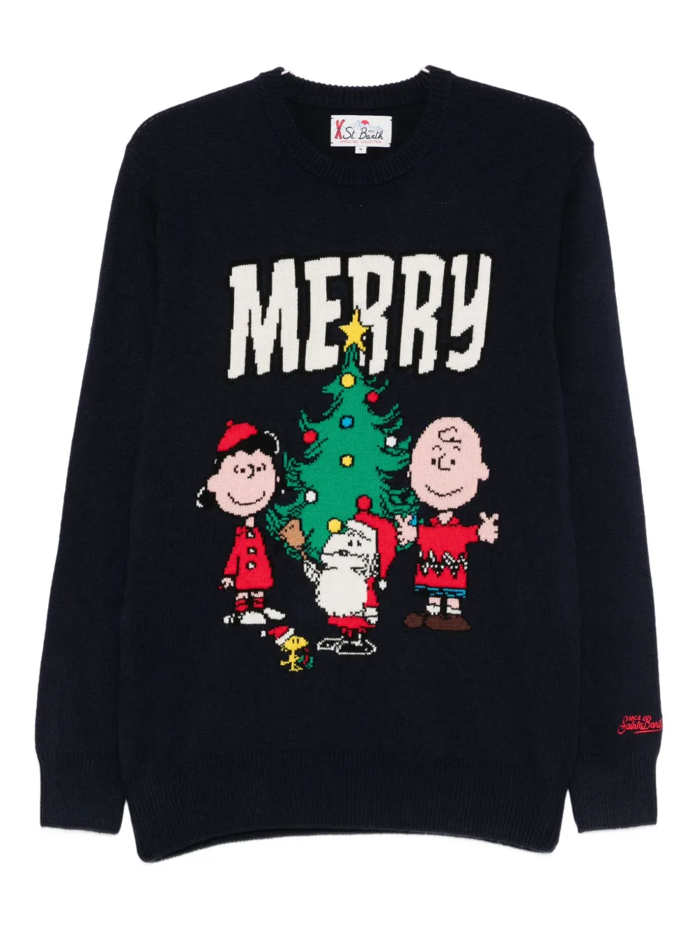 Mc2 Saint Barth X Peanuts Heron Sweater In Blue