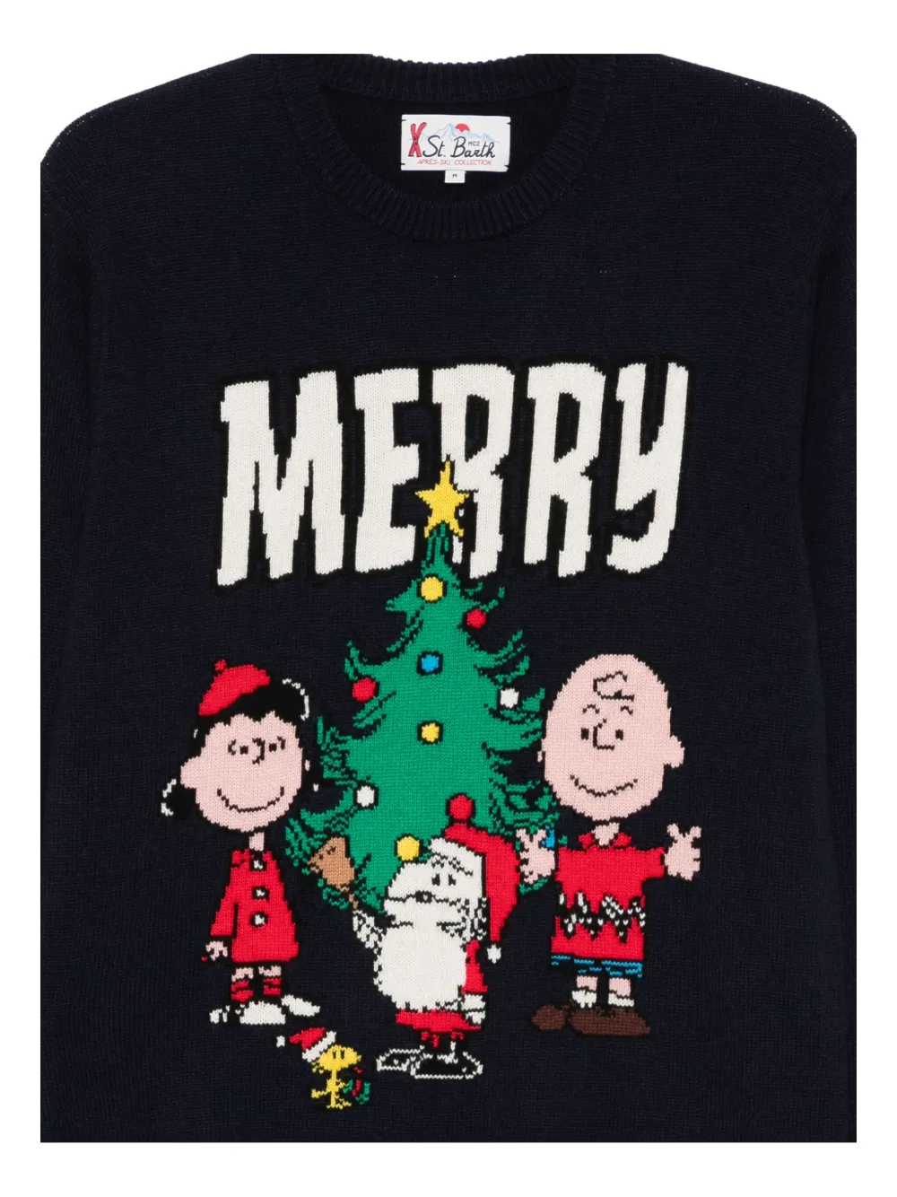 Mc2 Saint Barth X Peanuts Heron Sweater In Blue