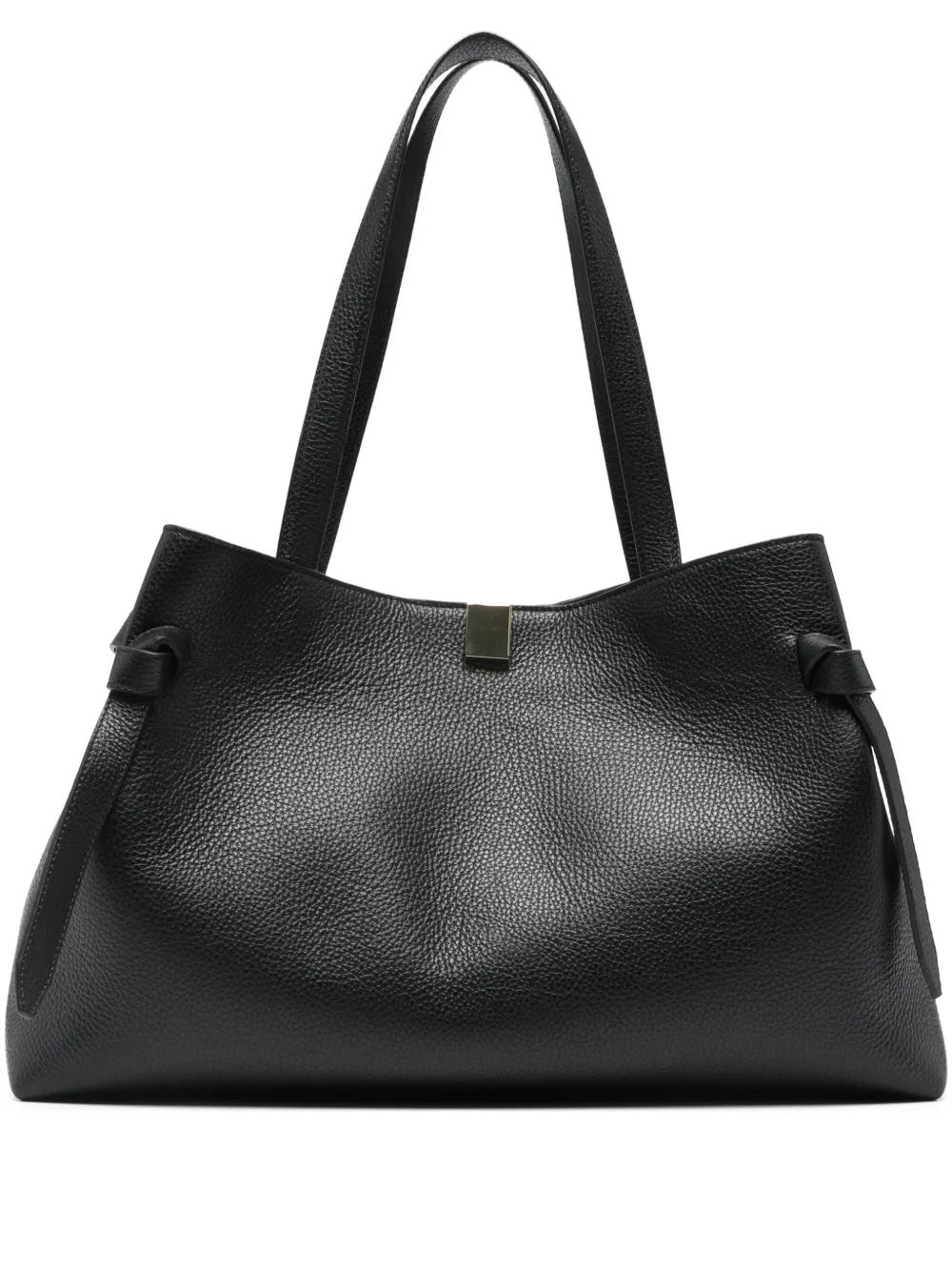 Yuzefi Gyoza leather tote bag | Black | Image 1