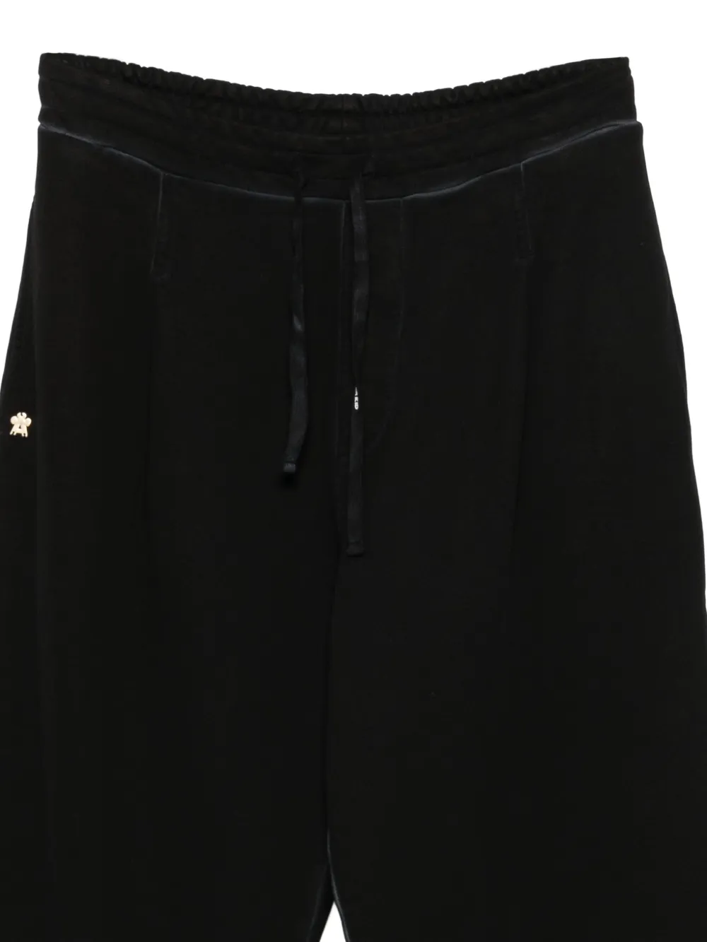 A Paper Kid Drawstring Track Pants In Black