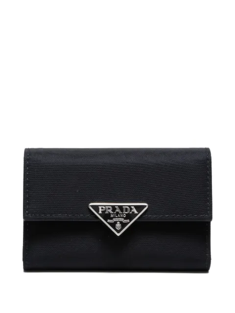 Prada Pre-Owned 2020s triangle logo key case