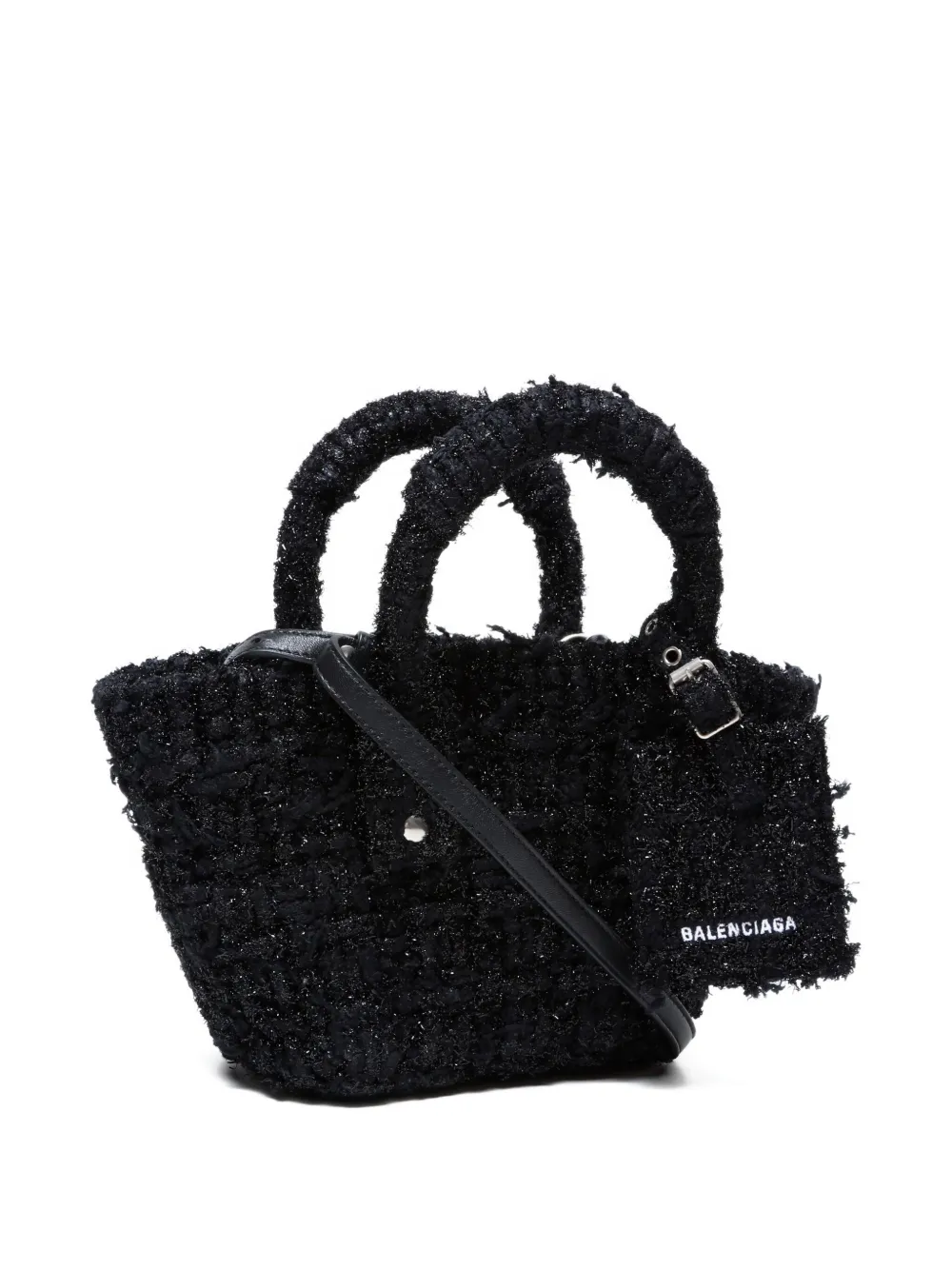 Pre-owned Balenciaga 2020s Xxs Bistro Mini Bag In Black