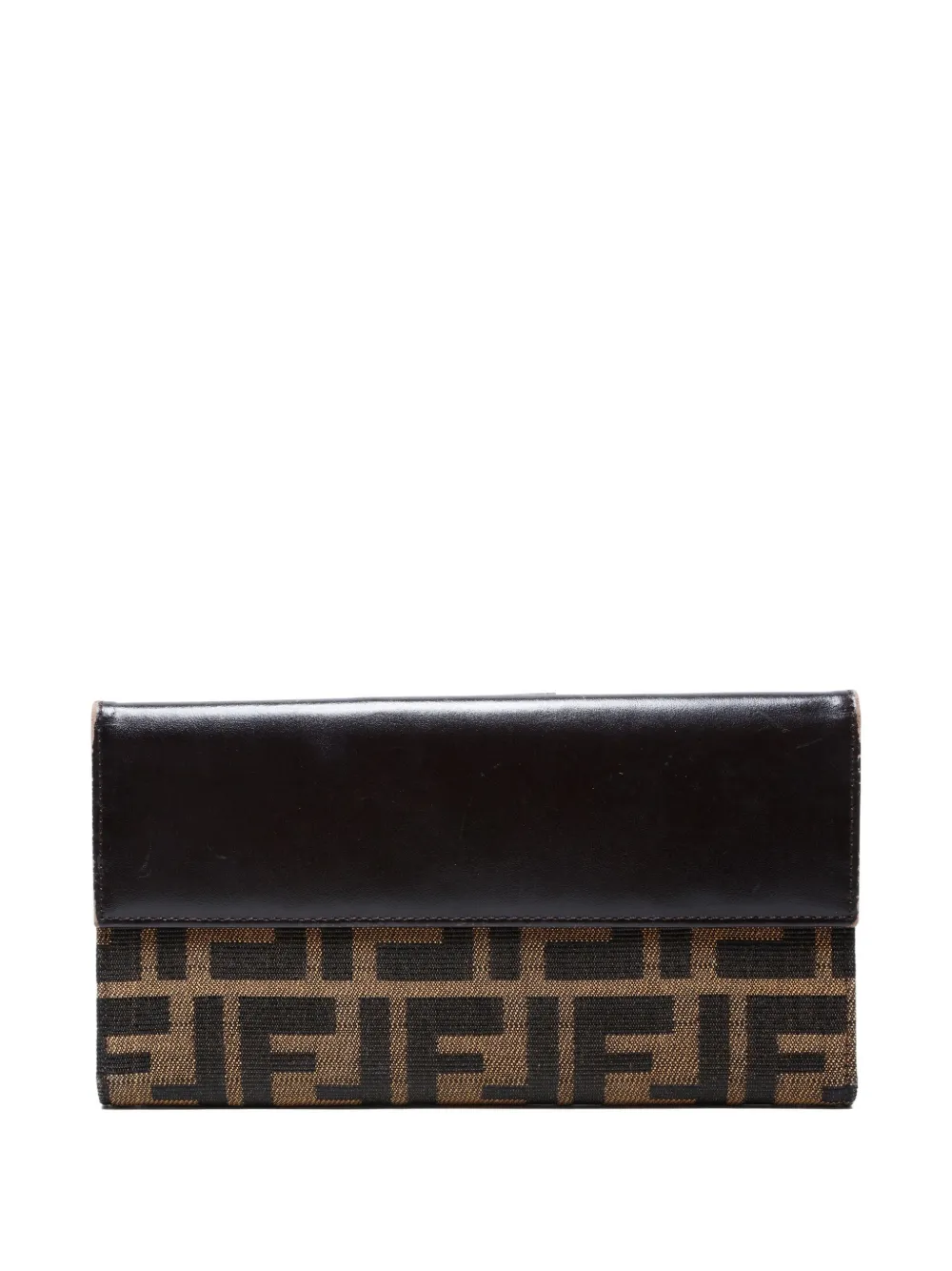 Fendi Pre-Owned 2000-2015 Zucca-pattern flap wallet | Image 2