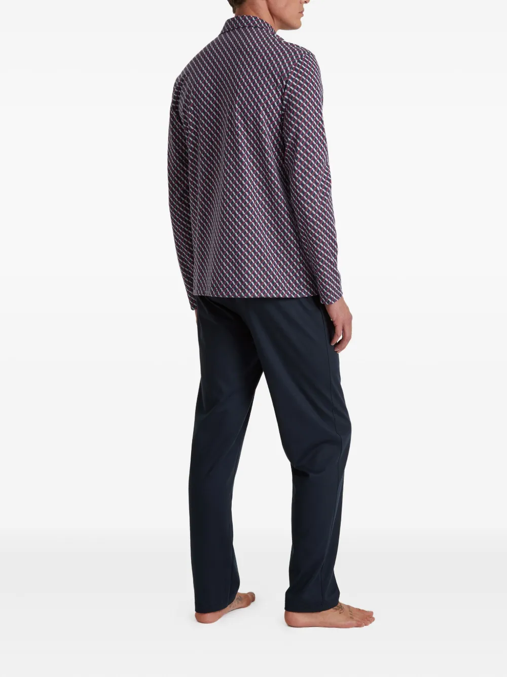 Calida Geometric-print Pyjamas In Multi