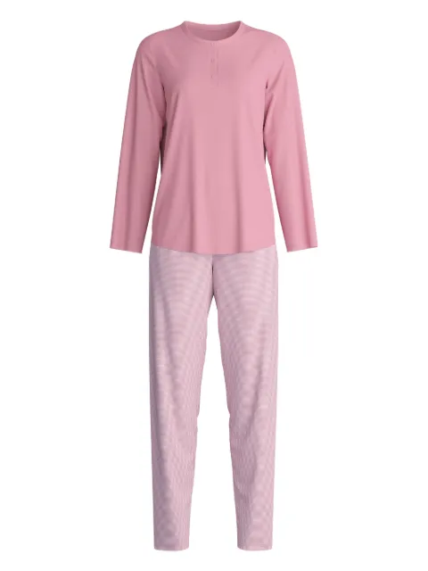 CALIDA pijama con cuello henley