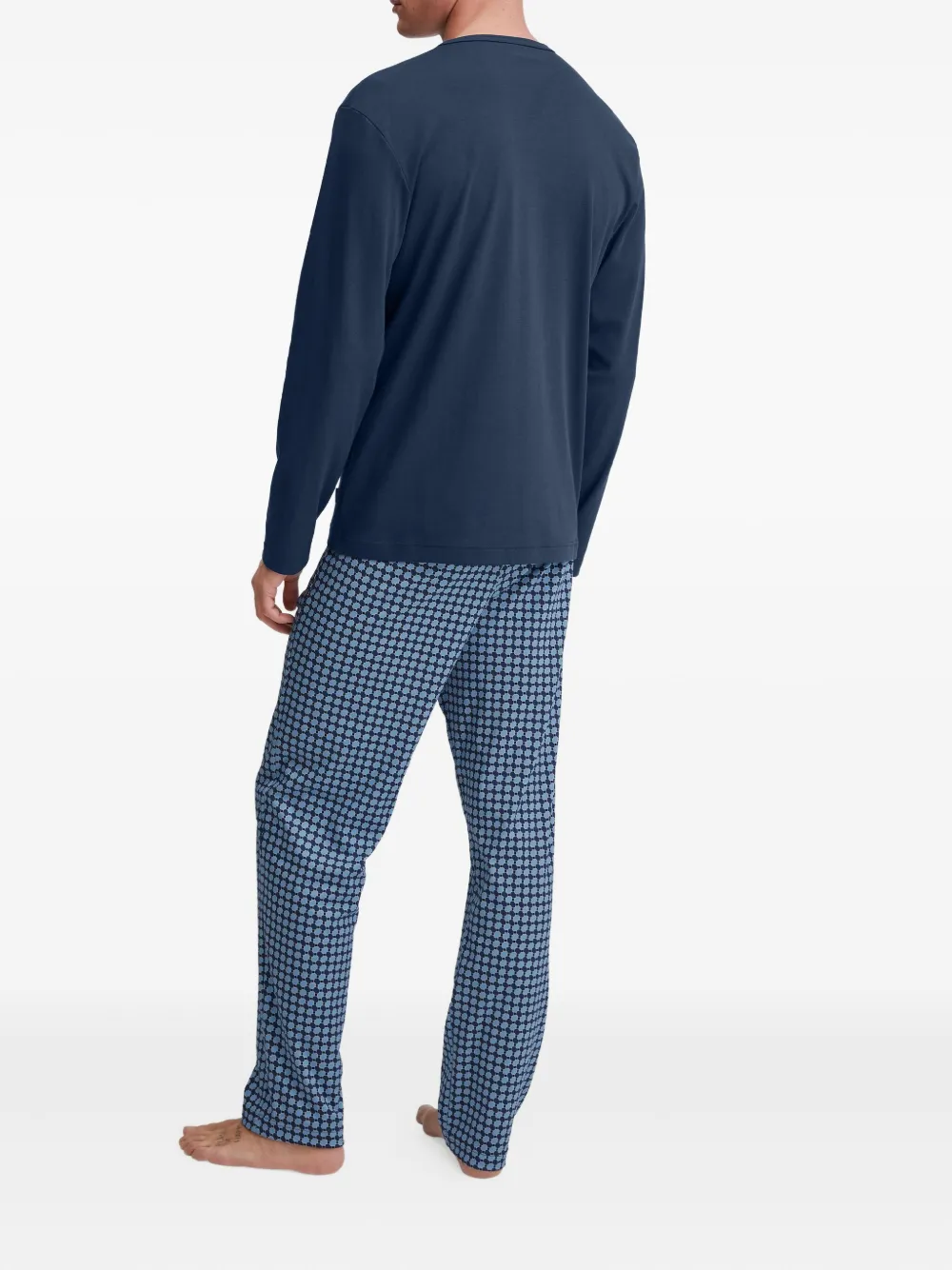 Calida V-neck Patterned Pyjamas In Multi