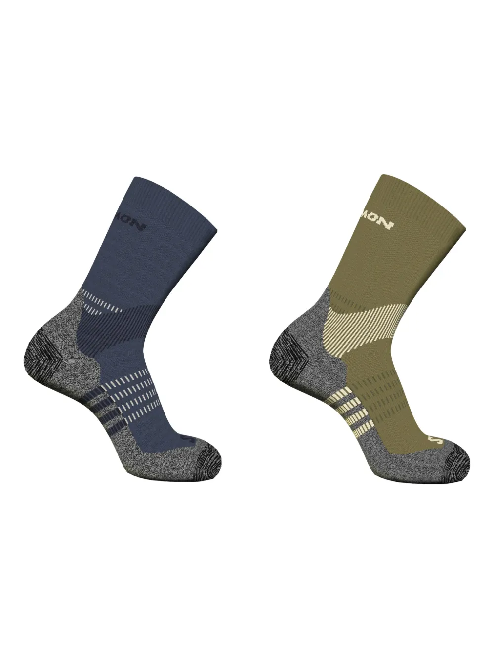 Salomon X-ultra Access Socks (pack Of Two) In Green