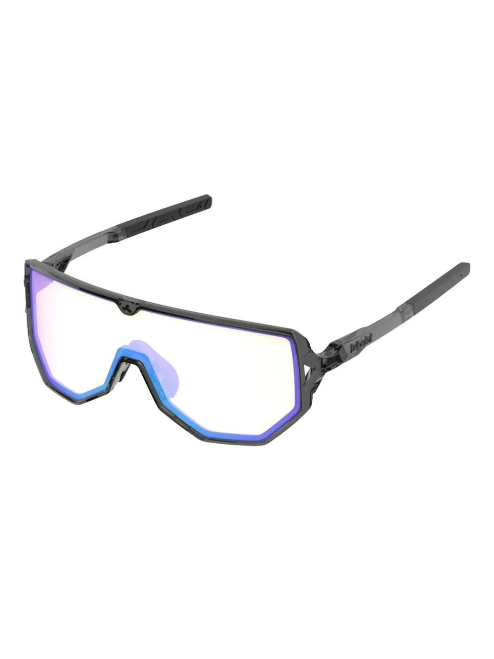 TRIPOINT geometric-frame sunglasses - Zwart
