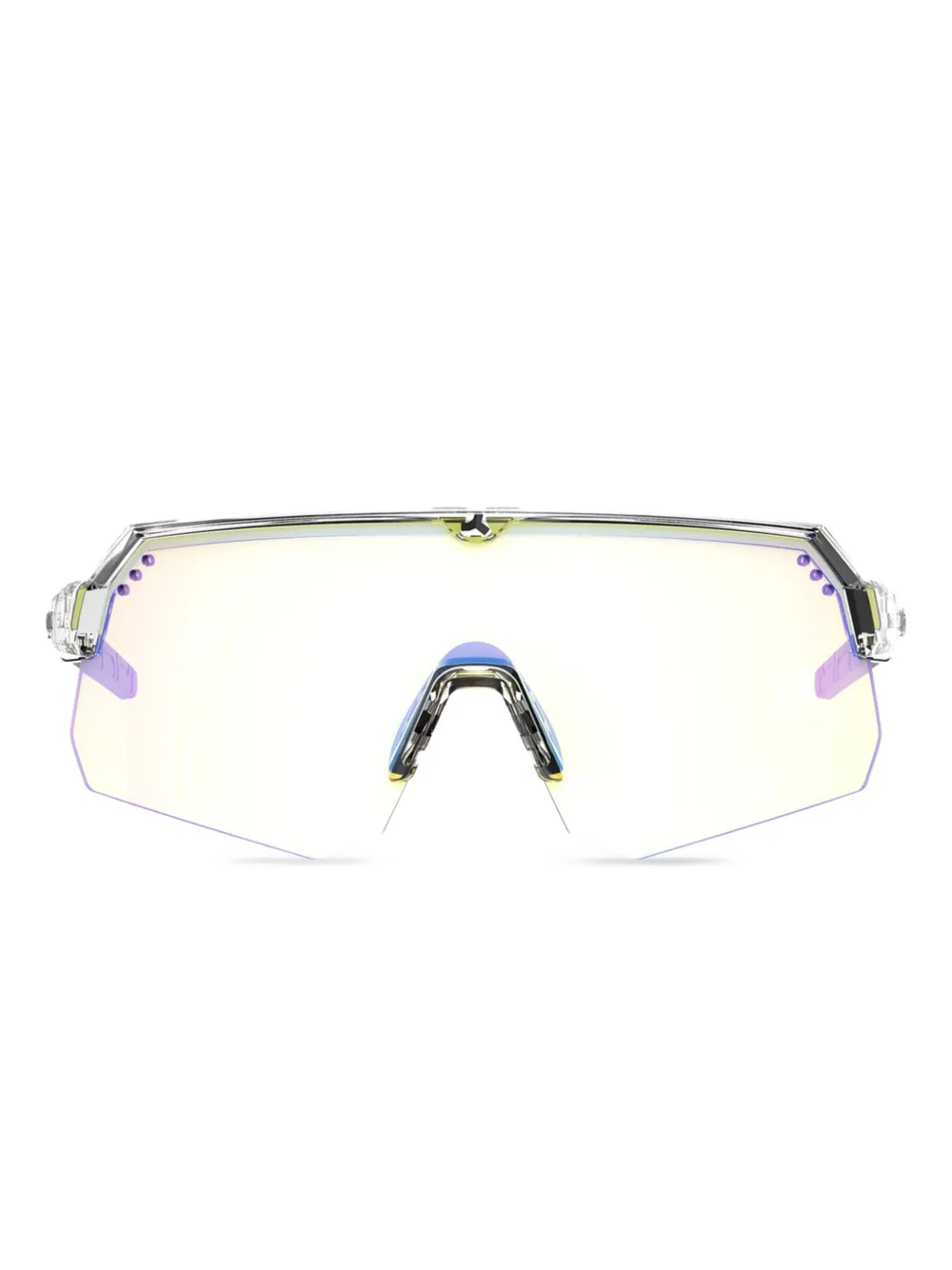 TRIPOINT biker-frame sunglasses | Neutrals | Image 1