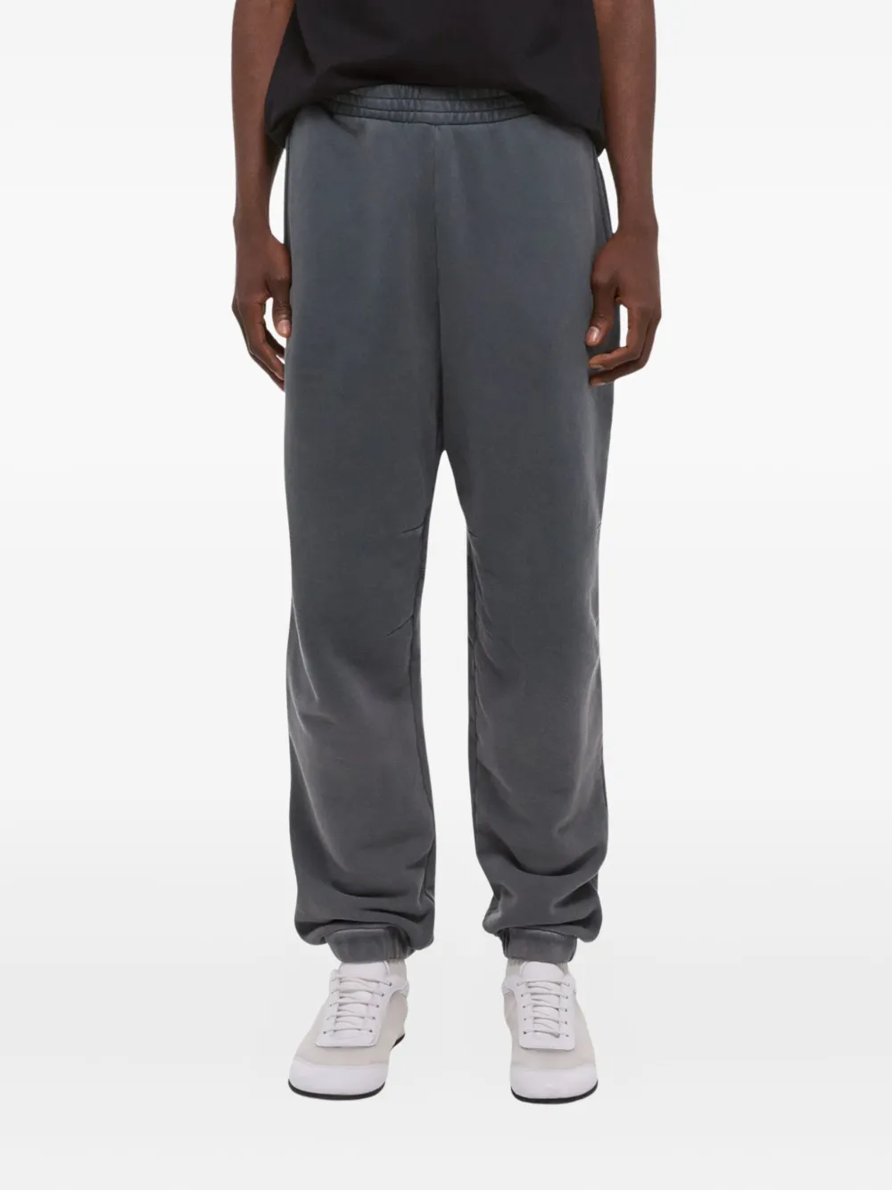 Helmut Lang Lazer Curve Relaxed Fit Pants In Gray