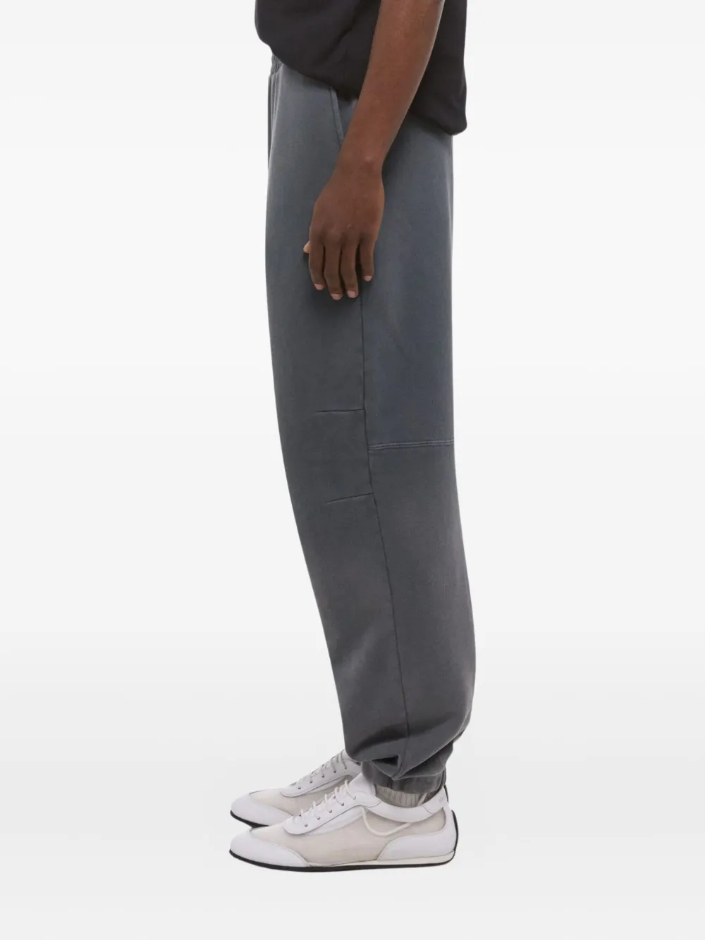 Helmut Lang Lazer Curve Relaxed Fit Pants In Gray