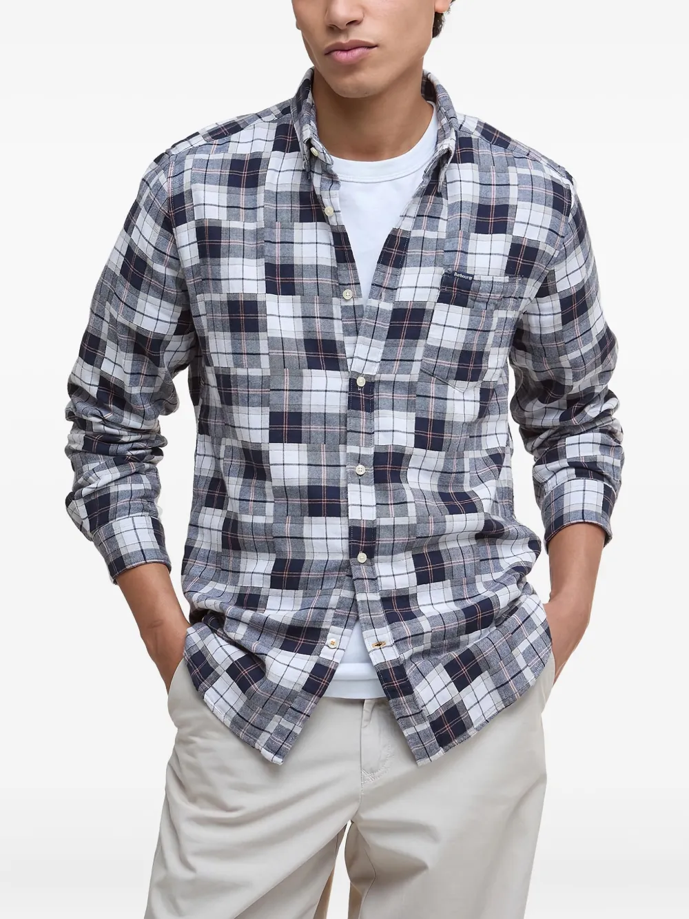 Barbour Sault checked shirt | Grey | Image 1