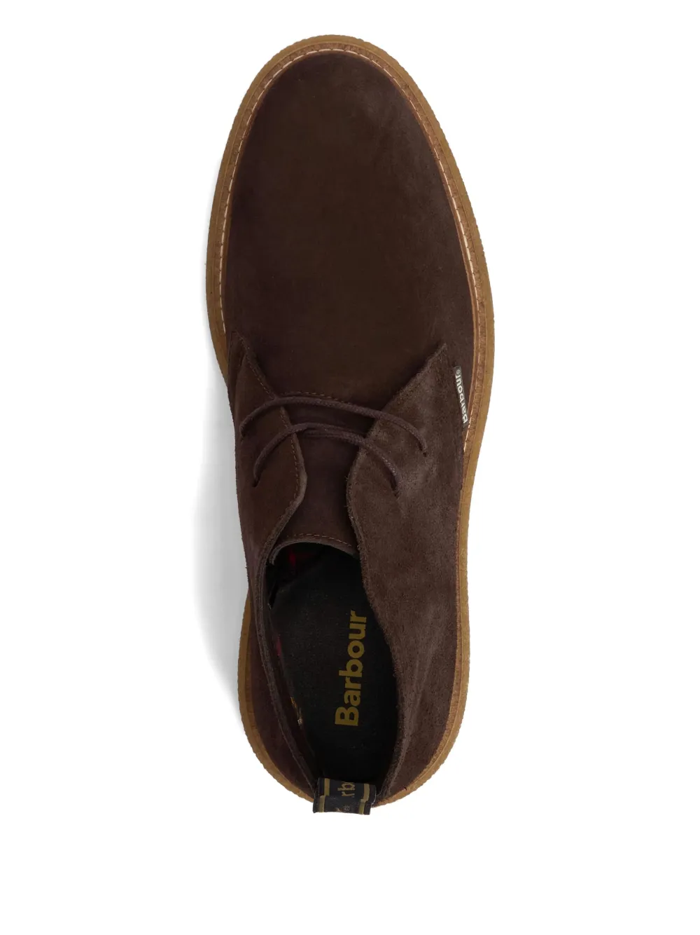Barbour Blaine suede lace-up boots Brown