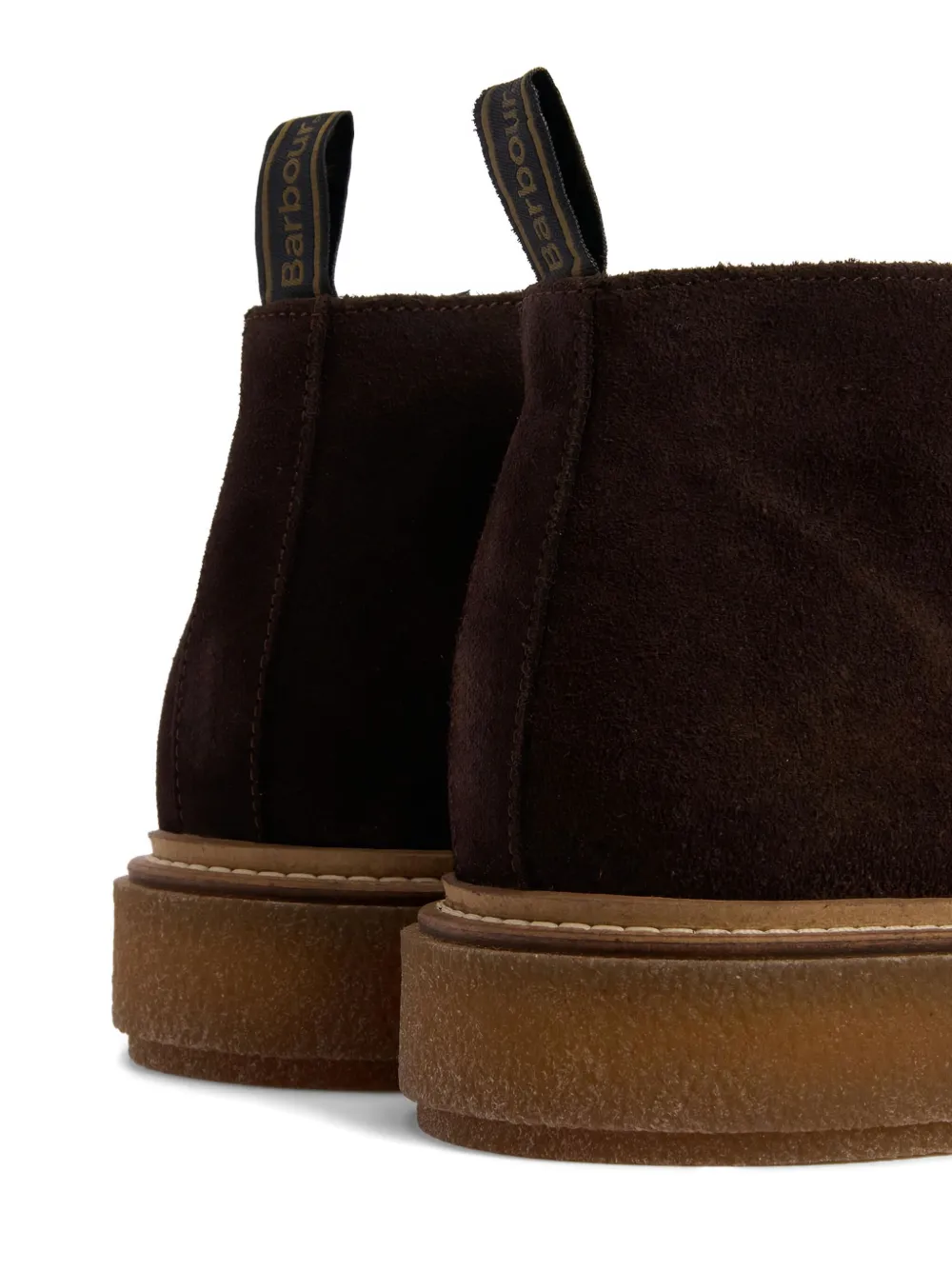 Barbour Blaine suede lace-up boots Brown