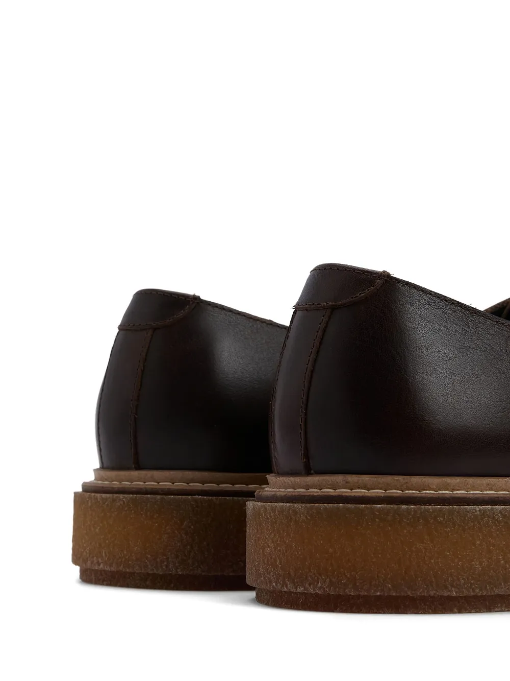 Barbour Harefield leather derby shoes Black