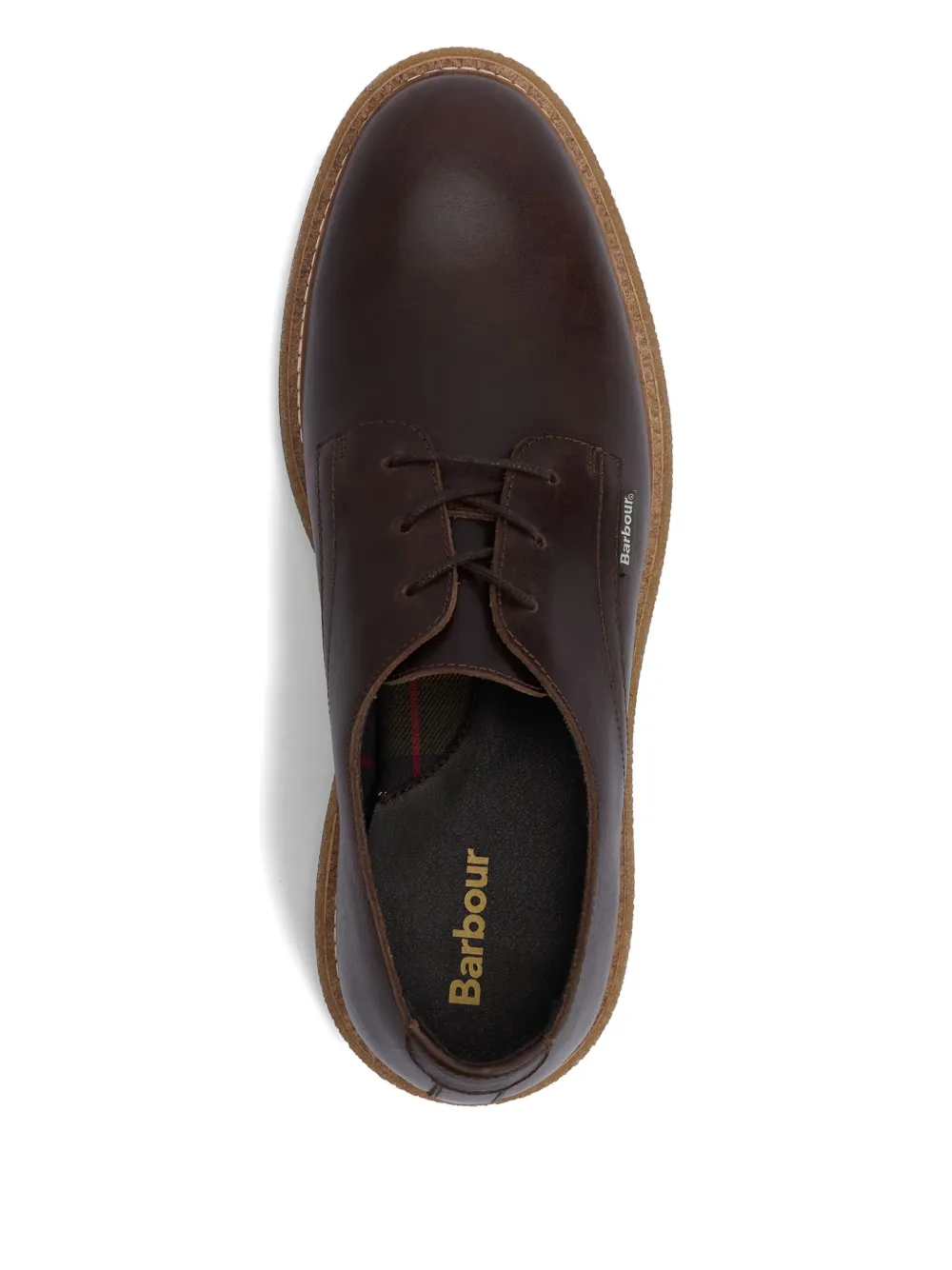 Barbour Harefield leather derby shoes Black