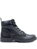 Barbour lace-up leather boots - Black