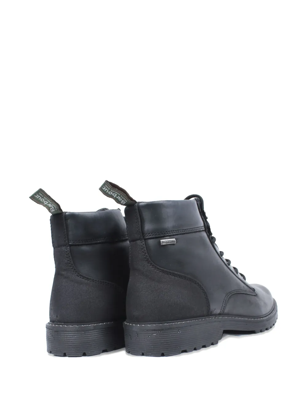 Barbour lace-up leather boots Black