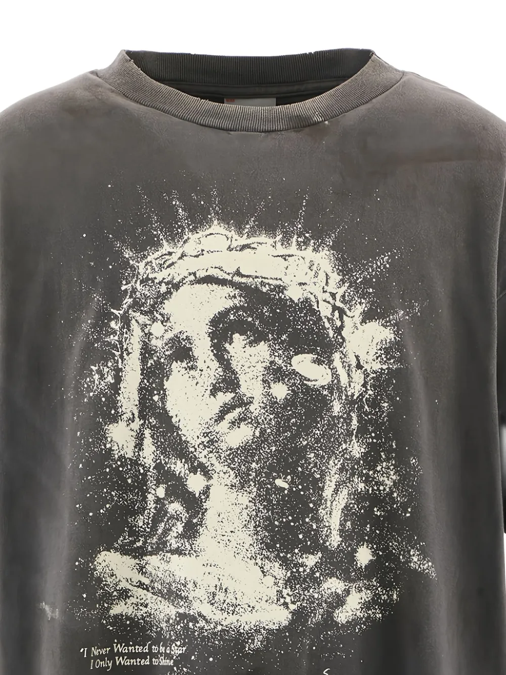 SAINT MXXXXXX cotton T-shirt - Zwart