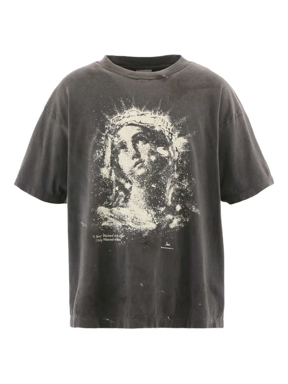 SAINT MXXXXXX cotton T-shirt | Black | Image 1