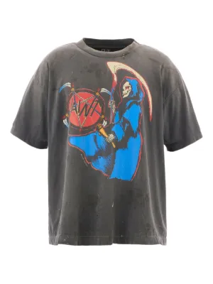 SAINT MXXXXXX x Cowboy Bebop graphic-print T-shirt | Black | FARFETCH