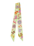 Hermès Pre-Owned 2010-2025 Tohu Bohu Silk Twilly Scarf scarves - Green