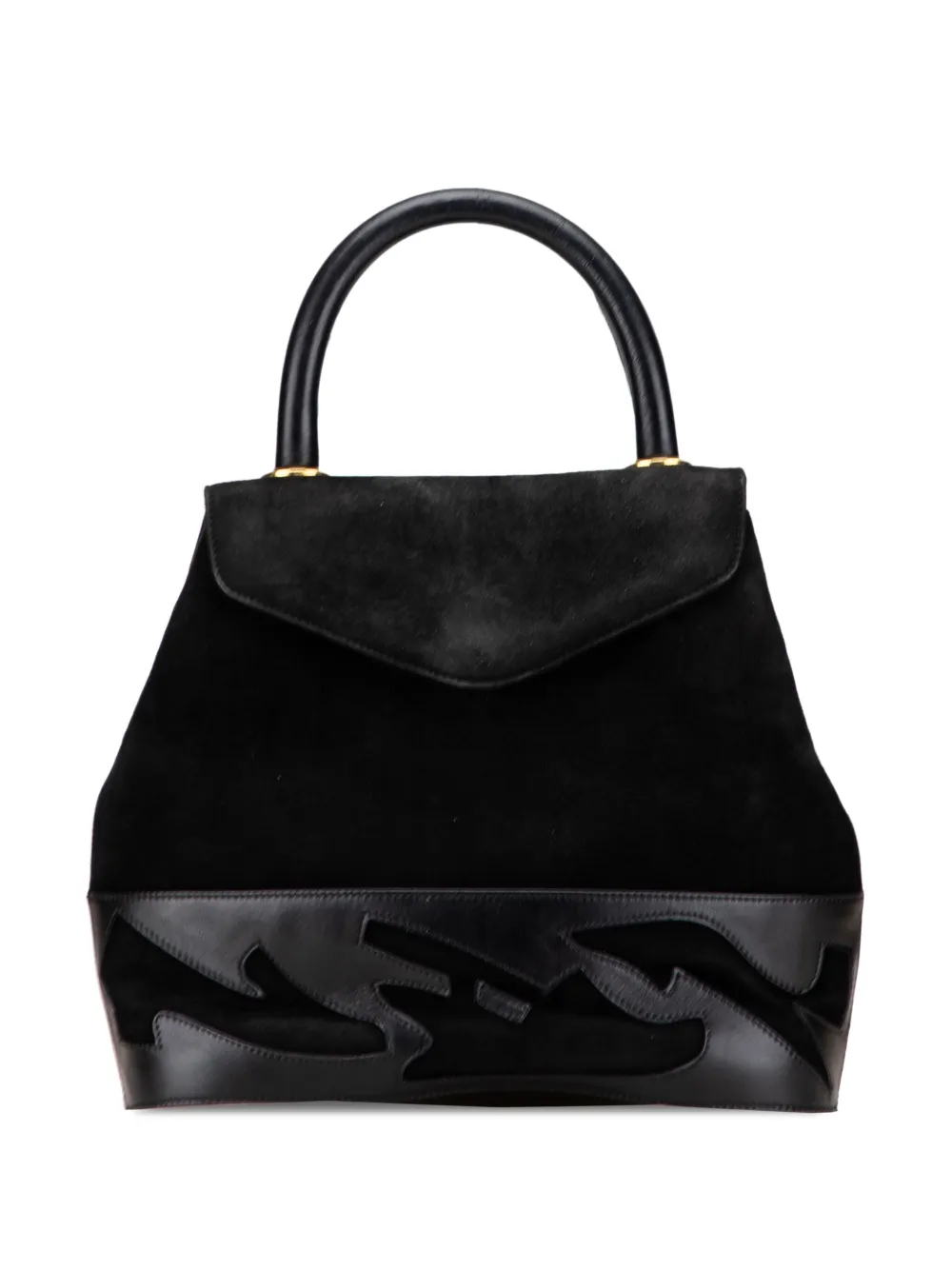 Ferragamo Pre-Owned 2016 Suede handbag | Black | Image 1