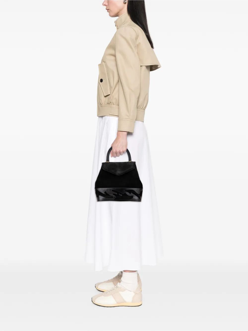 Ferragamo Pre-Owned 2016 Suede handbag | Pre-Owned | Image 2