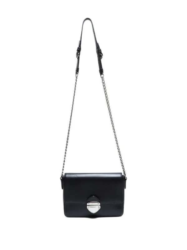 Prada Pre-Owned 2000-2015 Leather Shoulder Bag | Black | FARFETCH UK