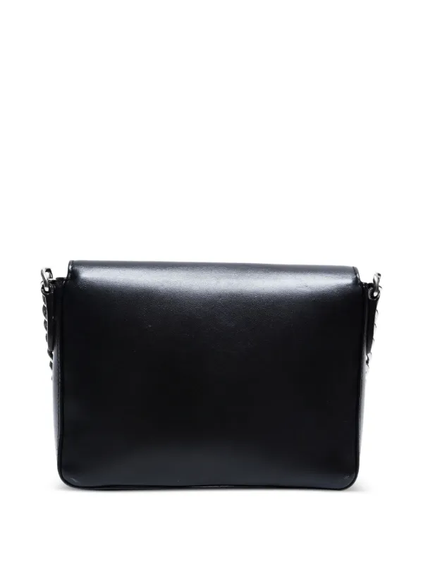Prada Pre-Owned 2000-2015 Leather Shoulder Bag | Black | FARFETCH UK