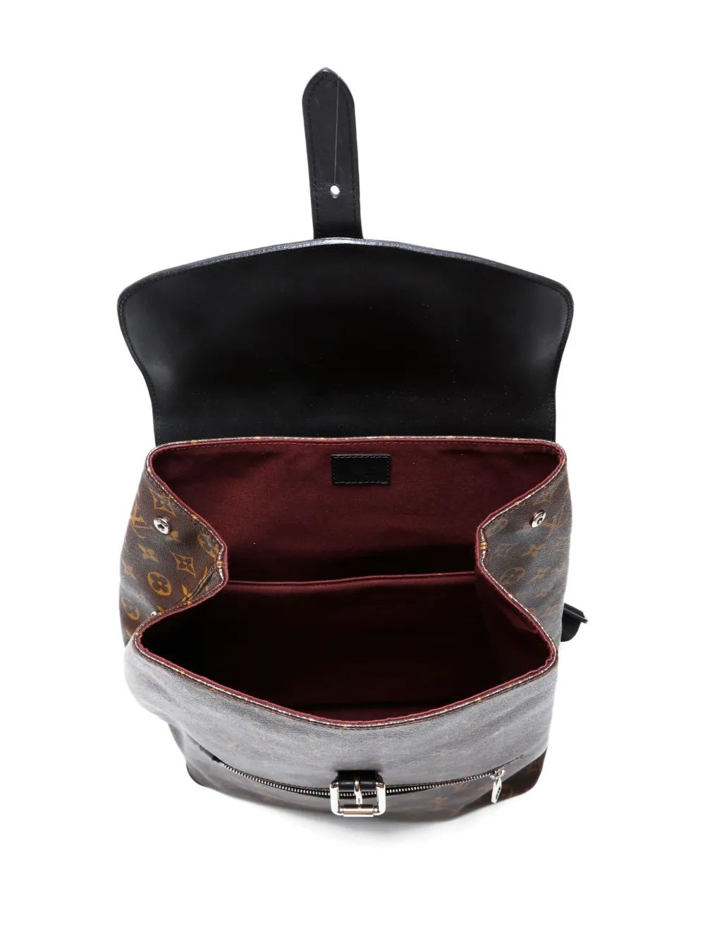 Pre-owned Louis Vuitton 2015 Monogram Macassar Backpack In Brown