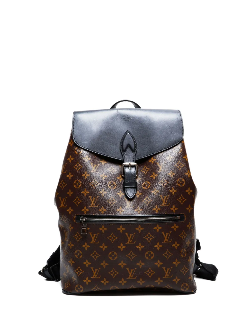 Pre-owned Louis Vuitton 2015 Monogram Macassar Backpack In Brown