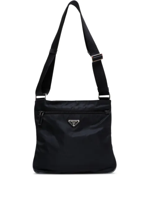 Prada Pre-Owned  2000-2015 Triangle-Logo shoulder bag