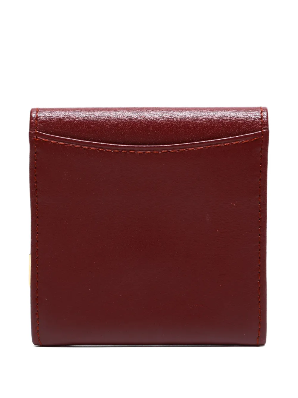Pre-owned Cartier 1990-2010 Must De Coin Wallet In Red