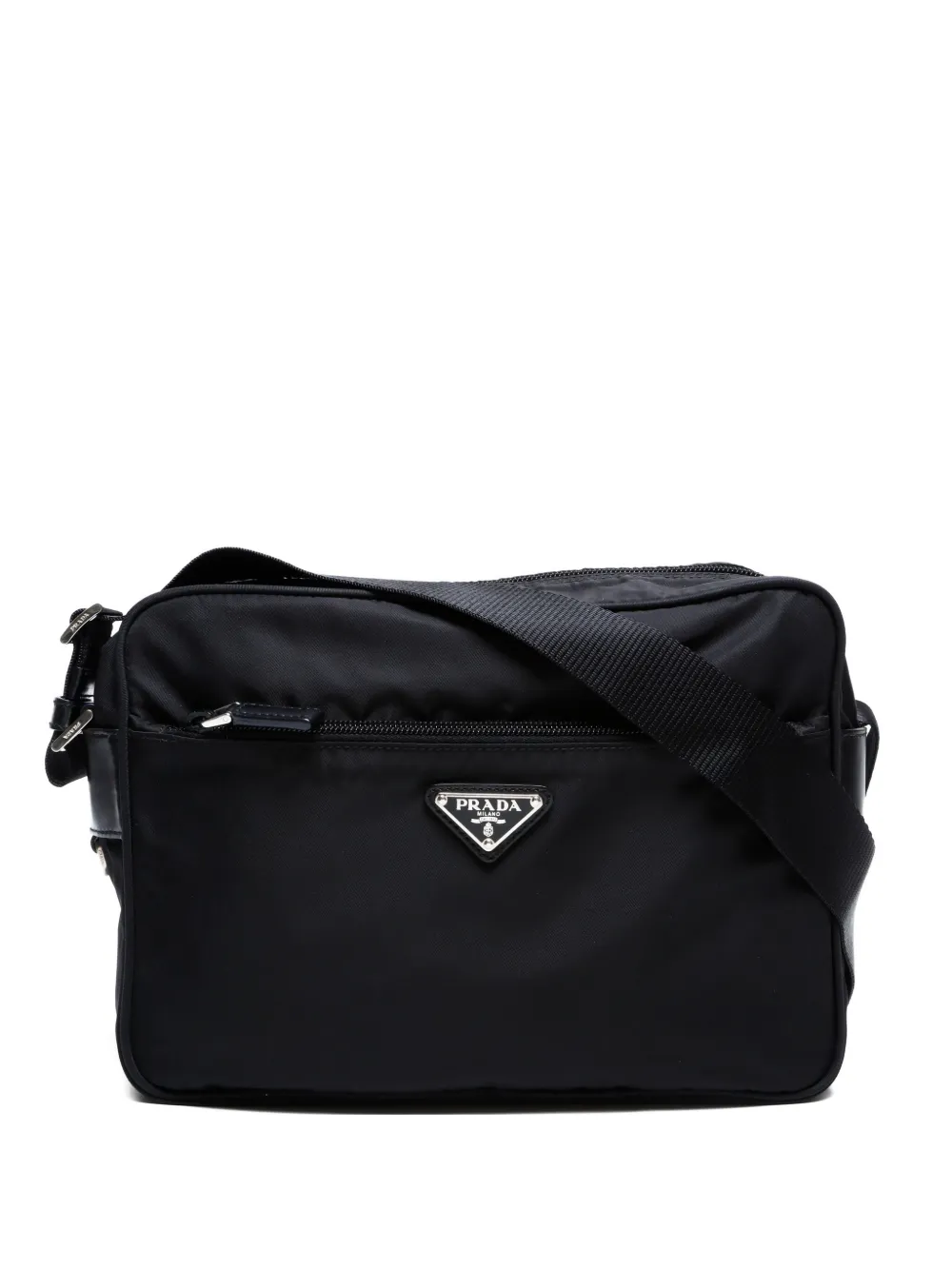 Prada Pre-Owned 2000-2010 triangle-logo shoulder bag | Black | Image 1