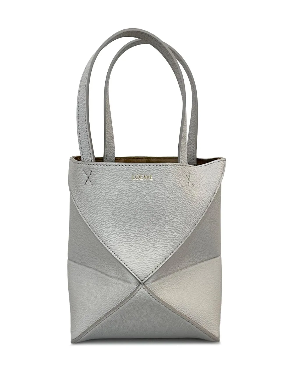 LOEWE mini Puzzle Fold tote bag - Grijs