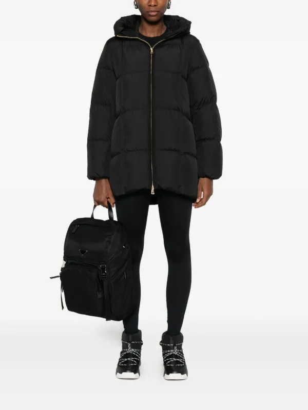 Moncler Darbon キルティング フーデッドジャケット | ブラック