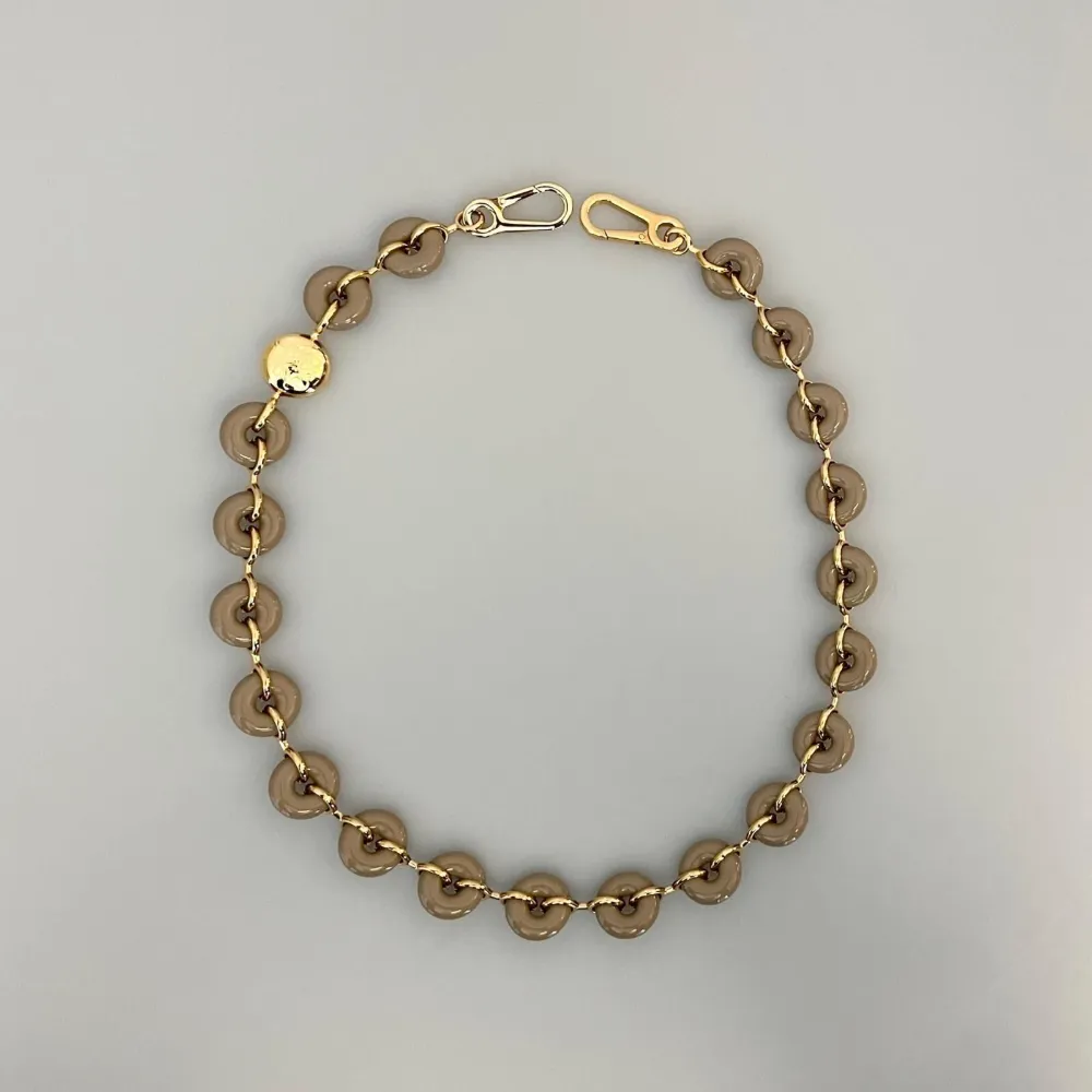 Loewe Donut-chain Strap In Neutral