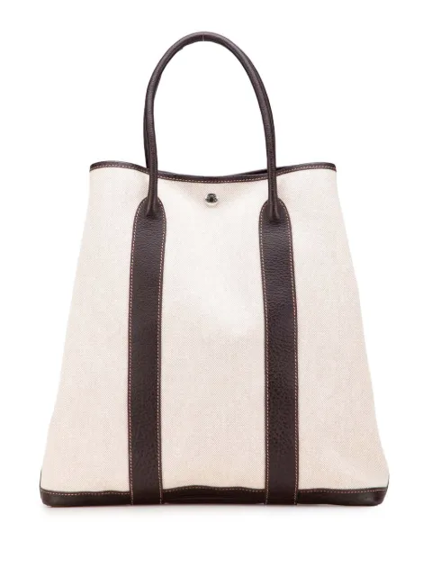 Hermès Pre-Owned شنطة عملية 'توال أند بافالو غاردن فايل 37' جلد 2004