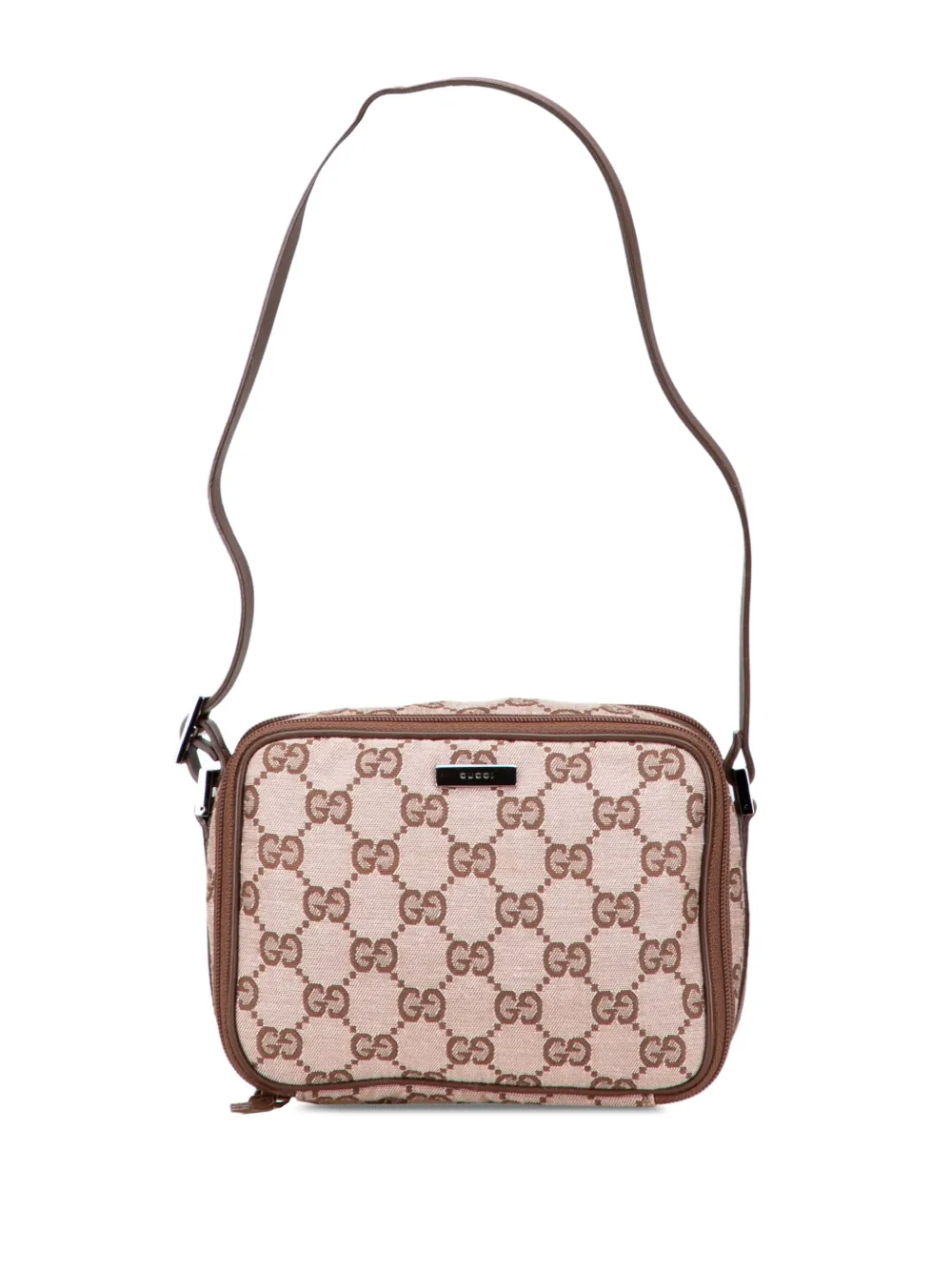 Gucci Pre-Owned 2000-2015 GG Canvas Double Zip shoulder bag | Brown | Image 1