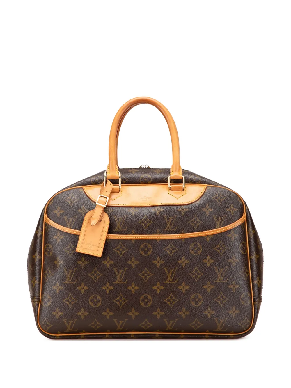 Louis Vuitton Pre-Owned 1996 モノグラム ドーヴィル ハンドバッグ - ブラウン Louis Vuitton Pre-Owned 1996 モノグラム ドーヴィル ハンドバッグ - ブラウン