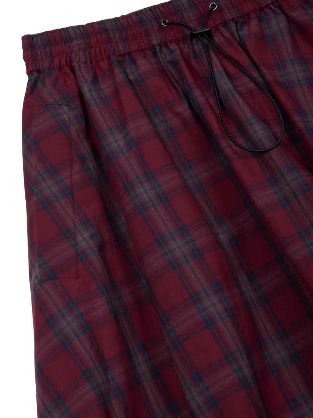 Studio Tomboy Checked Midi Skirt In Red