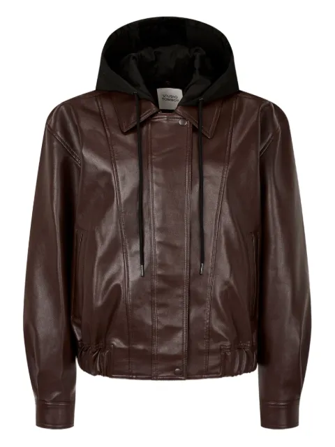 TOMBOY جاكيت بهودي وجلد صناعي