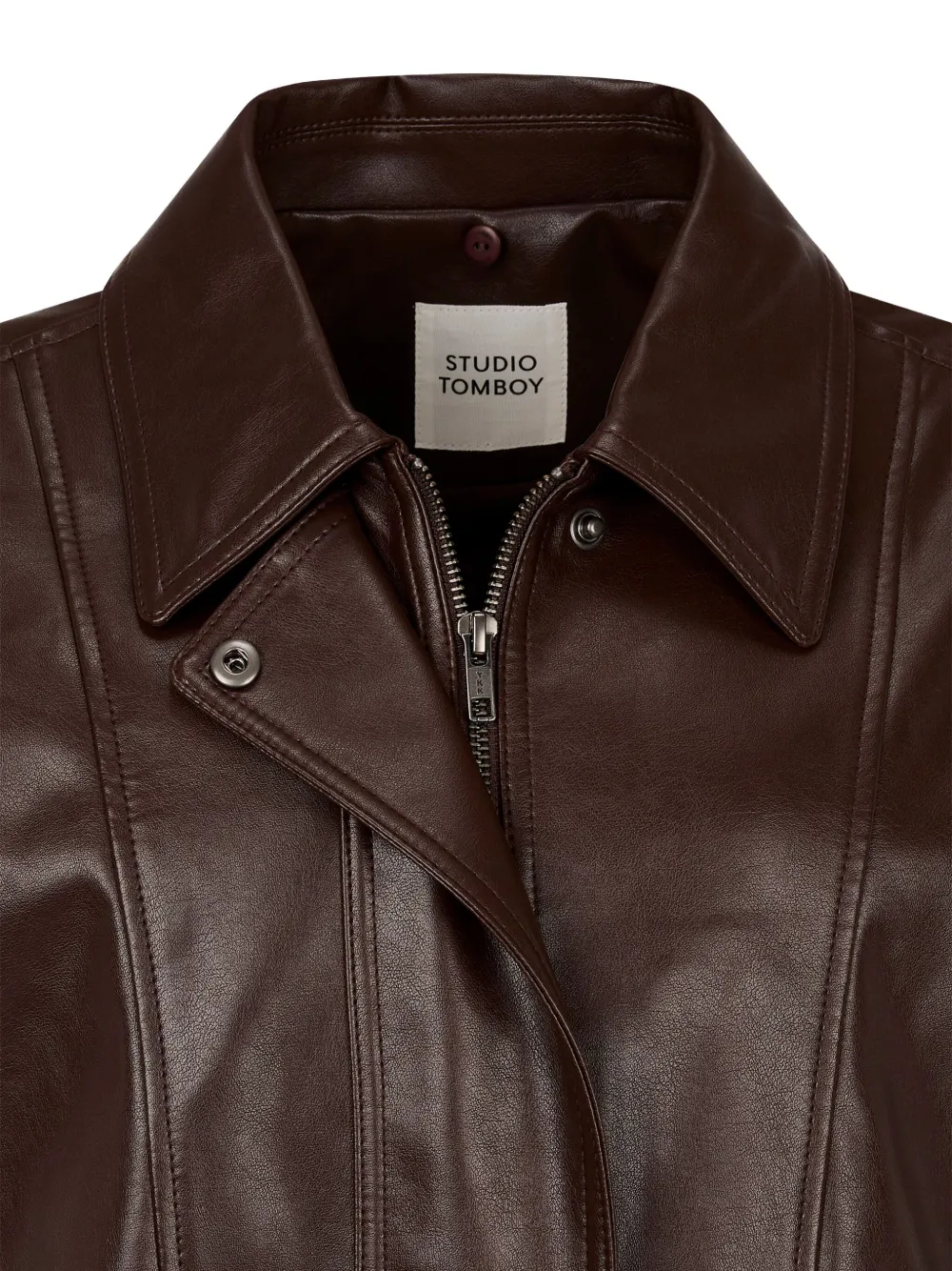 STUDIO TOMBOY Jack van imitatieleer Bruin