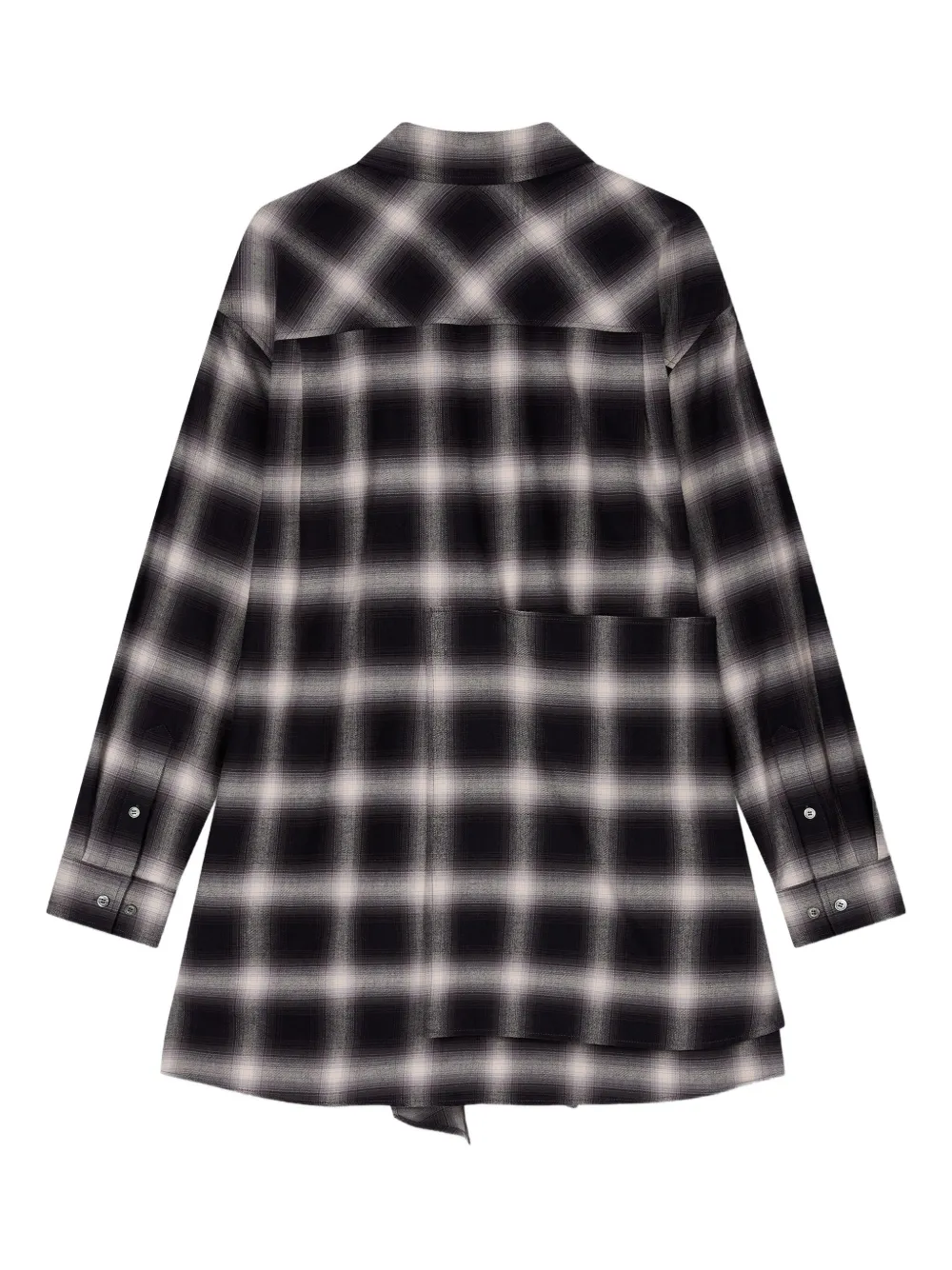 STUDIO TOMBOY checked shirt - Zwart