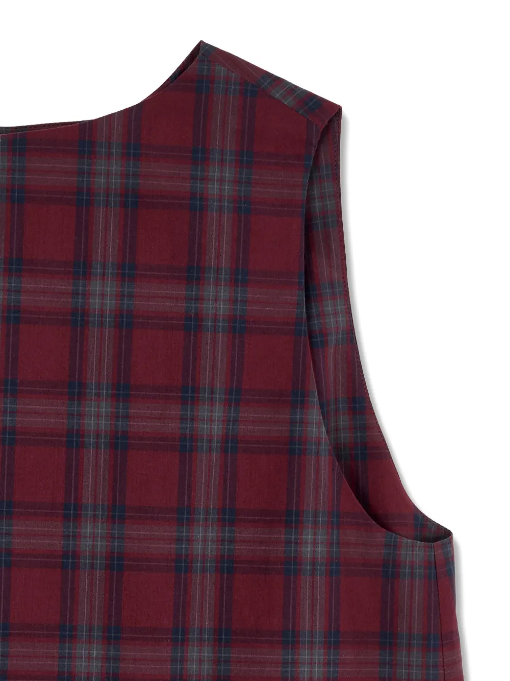 Studio Tomboy Checked Dress In Red