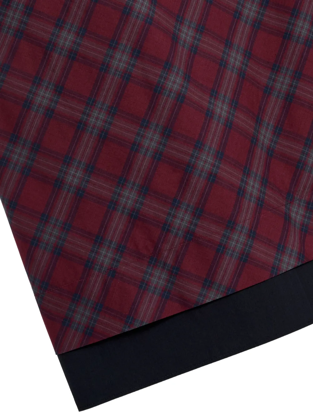 STUDIO TOMBOY Geruite jurk Rood