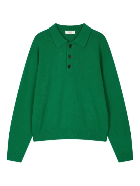 STUDIO TOMBOY finstickad pikétröja