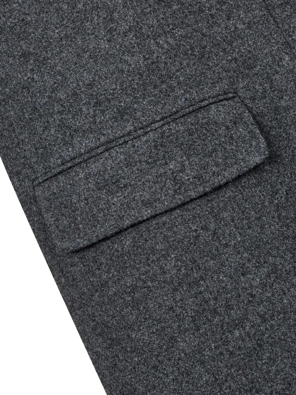 Studio Tomboy Balmacaan Single-breasted Coat In Gray